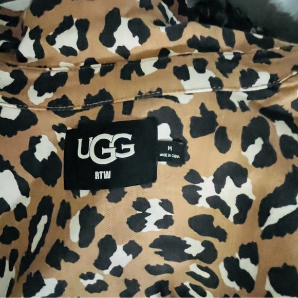 UGG leopard Button Down Shirt Animal Print - Picture 6 of 8